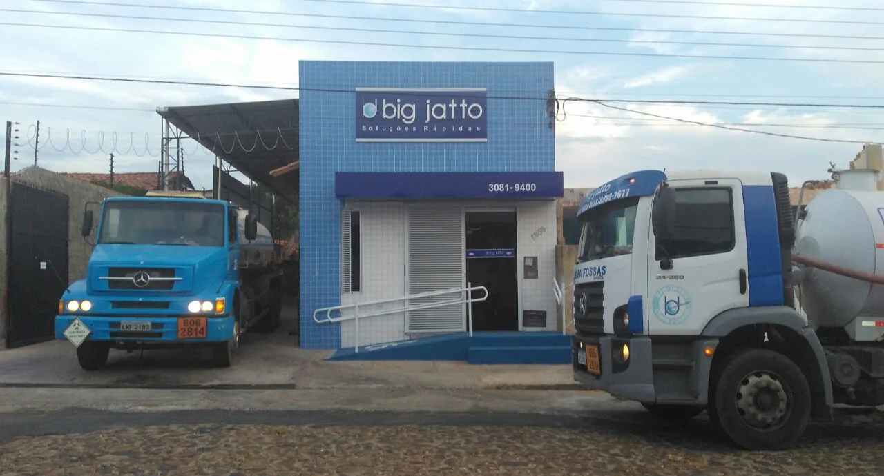 Sede e frota própria da Big Jatto em Teresina-PI